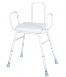 Perching Stool with armrest