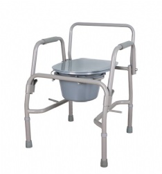 Drop Arm Commode Chair