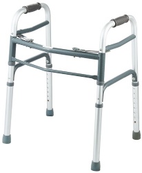 Two-Button Folding Walker