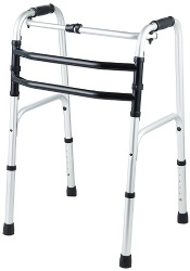 Sing Button Folding Walker